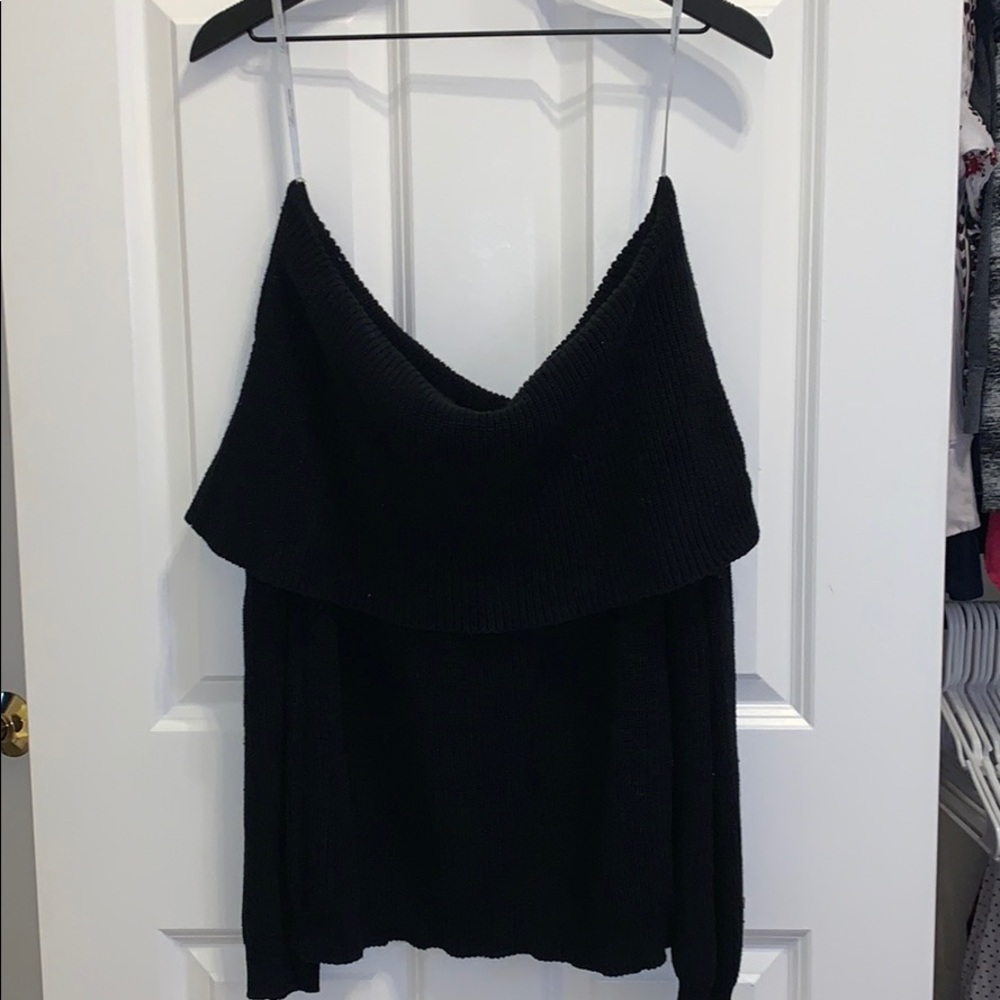 Off the shoulder sweater